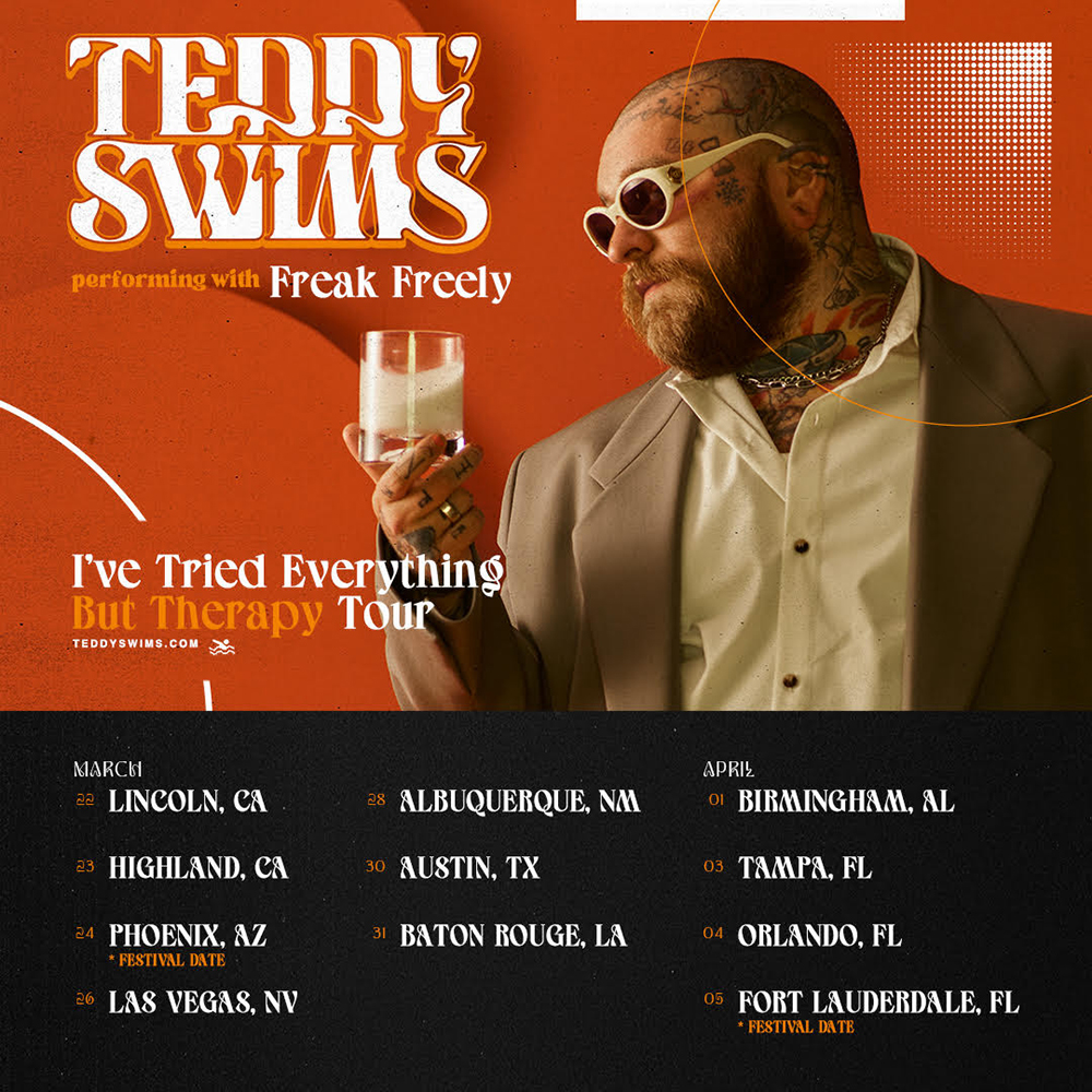 Teddy Swims Announces Fall 2023 North American Tour