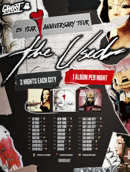 The Used 25th Anniversary Tour