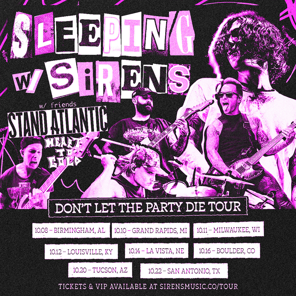 Sleeping With Sirens Don't Let The Party Die Tour